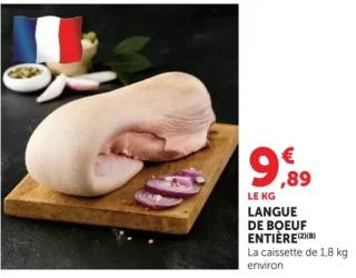 Langue de boeuf entière