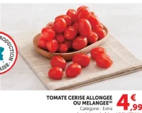 Tomates cerises allongées ou mélangées