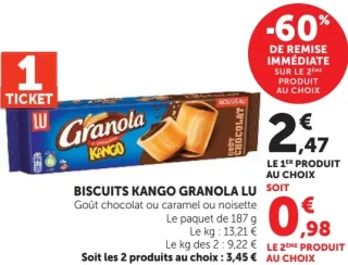 Biscuits Kango Granola LU