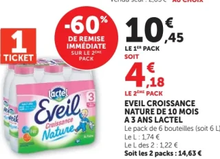 Eveil Croissance Nature Lactel
