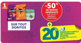 Chips et sauces Doritos