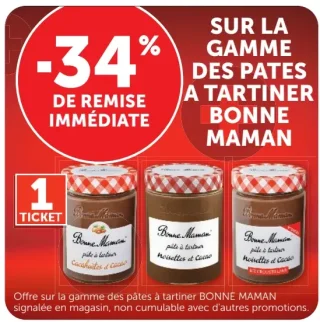 Pâtes à tartiner Bonne Maman