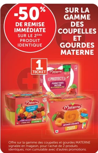 Coupelles et gourdes Materne