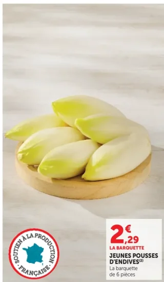 Jeunes pousses d'endives