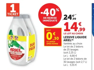 Ariel Lessive Liquide