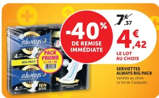 Always Big Pack Serviettes