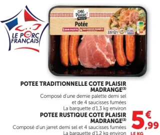 Côté Plaisir Madrange Potée Traditionnelle ou Potée Rustique