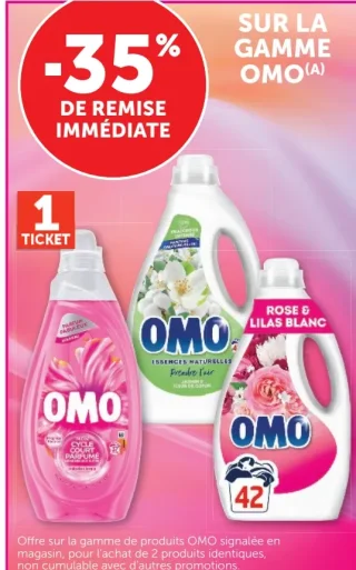 Gamme de produits de lessive OMO