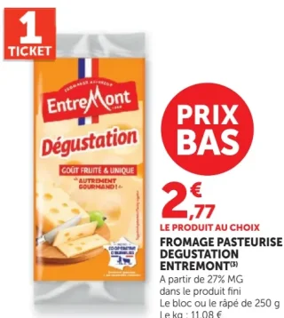 Fromage Pasteurisée Degustation Entremont