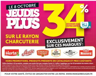Rayon charcuterie (Herta, Aoste, Bordeau Chesnel, Saint Agaûne, Montagne Noire, Montorsi)