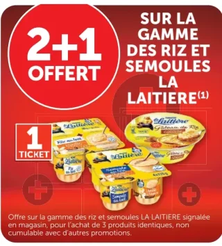Gamme des riz et semoules La Laitière