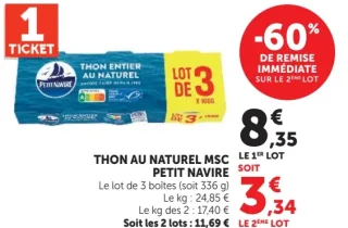 Thon au naturel MSC Petit Navire