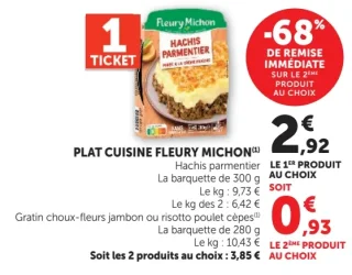 Plat Cuisine Hachis Parmentier Fleury Michon