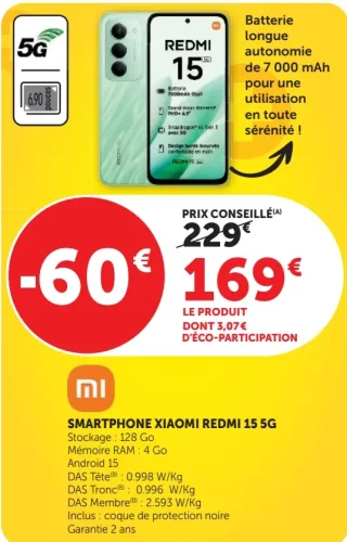 Smartphone Xiaomi Redmi 15 5G