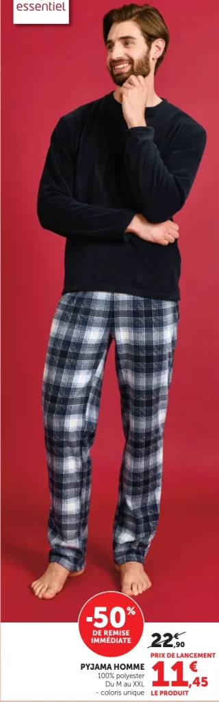 Pyjama homme U essentiel