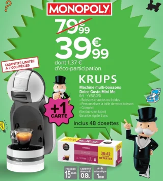 Krups Machine multi-boissons Dolce Gusto Mini Me