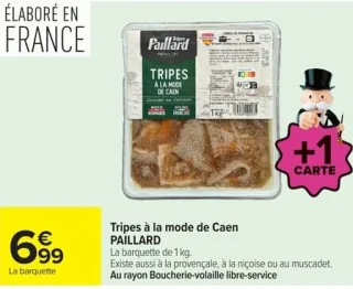 Tripes à la mode de Caen PAILLARD