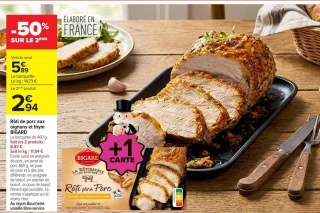 Rôti de porc aux oignons et thym BIGARD