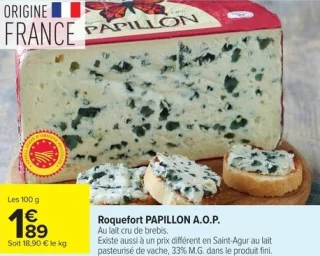 Roquefort PAPILLON A.O.P.