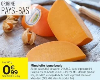 Mimolette jeune boule
