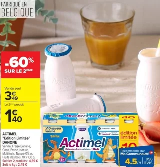 ACTIMEL "Edition Limitée" DANONE