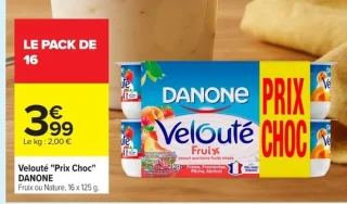Velouté "Prix Choc" DANONE