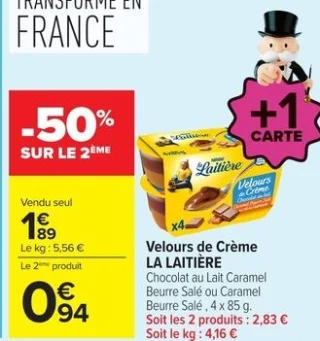 Velours de Crème LA LAITIÈRE