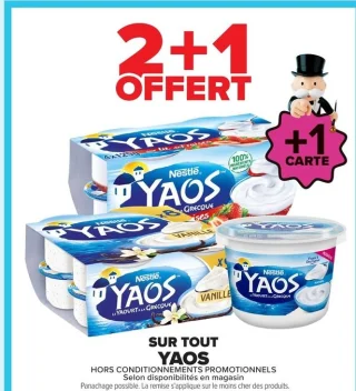 Yaourts à la grecque Nestlé Yaos