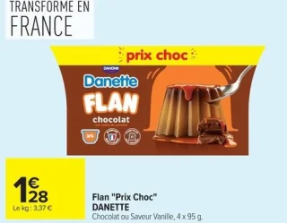 Flan "Prix Choc" DANETTE
