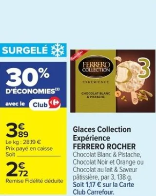 Glaces Collection Expérience FERRERO ROCHER