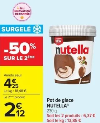 Pot de glace NUTELLA®