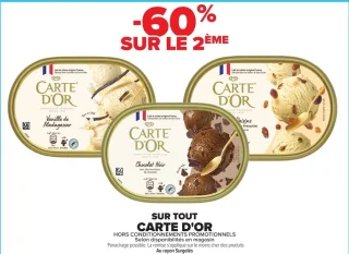 Glaces CARTE D'OR