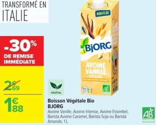 Boisson Végétale Bio BJORG
