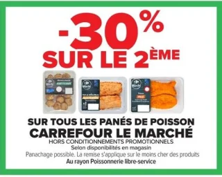 Tous les panés de poisson CARREFOUR LE MARCHÉ
