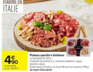 Plateau aperitiv'o Emiliano
