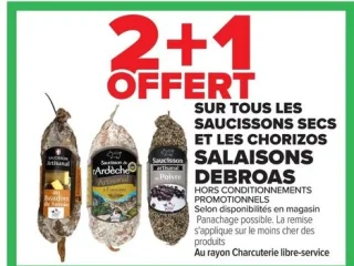 Saucissons secs et les chorizos SALAISONS DEBROAS