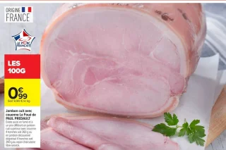 Jambon cuit avec couenne Le Foué de PAUL PREDAULT
