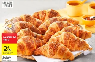 10 croissants pur beurre