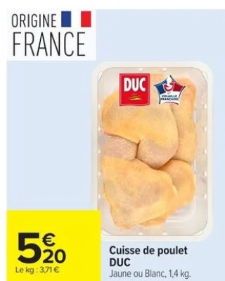 Cuisse de poulet DUC