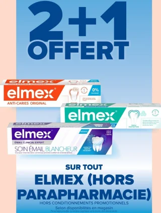 Dentifrices Elmex (hors parapharmacie)