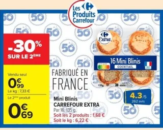 Mini Blinis CARREFOUR EXTRA