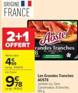 Les Grandes Tranches AOSTE 2+1