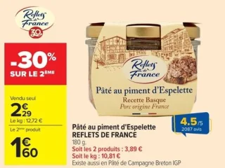 Pâté au piment d'Espelette REFLETS DE FRANCE