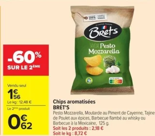 Chips aromatisées BRET'S