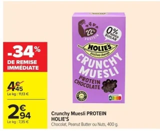 Crunchy Muesli Protein Holie's