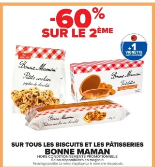 Biscuits et pâtisseries Bonne Maman