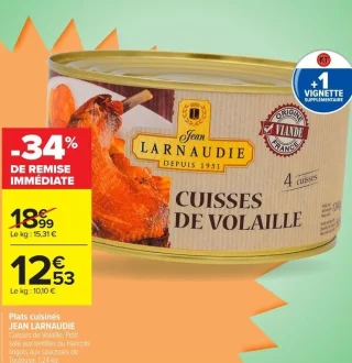 Cuisses de Volaille Jean Larnaudie