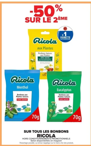 Bonbons Ricola