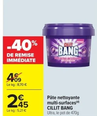 Pâte nettoyante multi-surfaces CILLIT BANG