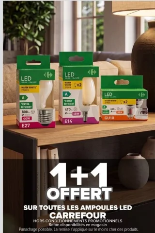 Ampoules LED Carrefour